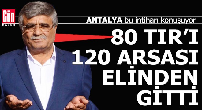 Antalyalı bu intiharı konuşuyor