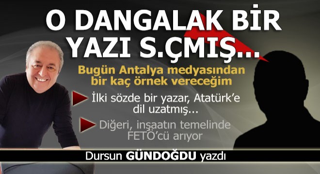 Antalyalı sözde yazar yazmamış resmen s.çmış