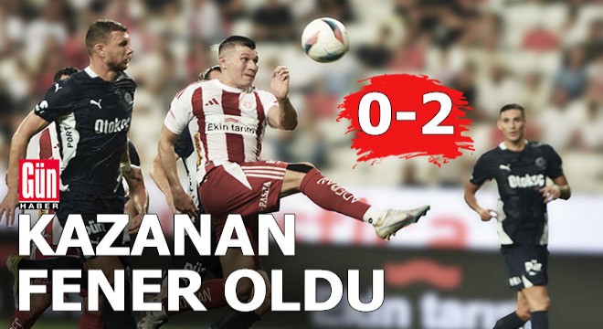 Antalyaspor-Fenerbahçe: 0-2