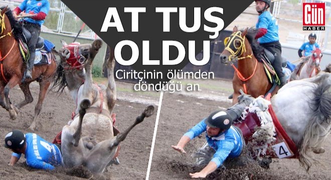 Atı tuş oldu, kendisi ölümden döndü