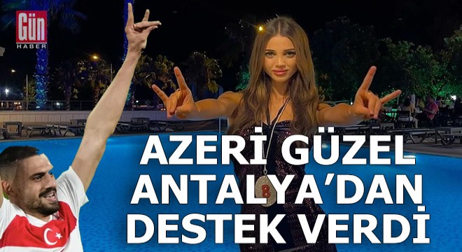 Azeri kızı manken-oyuncu Alina’dan Merih’e tam destek