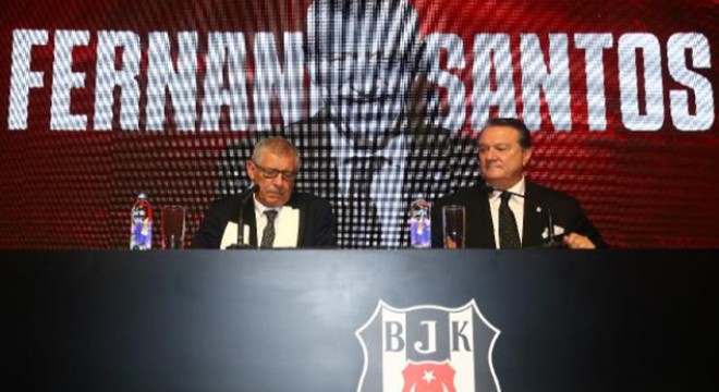 Beşiktaş'ın yeni teknik direktörü Fernando Santos imzayı attı