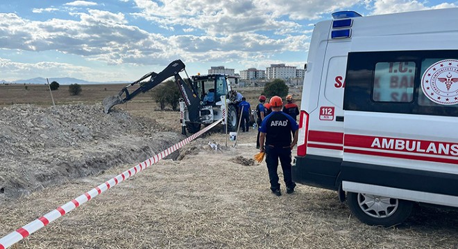 Burdur'da drenaj çalışmasında göçük: 1 ölü