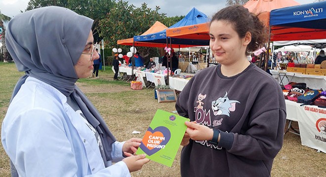 CANSEV gönüllülerinden sağlık farkındalığı etkinliği