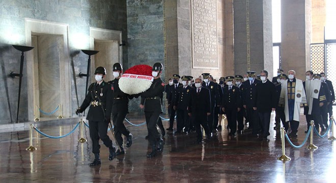 Emniyet teşkilatı, Anıtkabir'i ziyaret etti