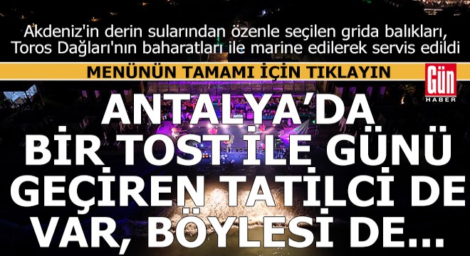 Fettah Tamince sofrası bu…