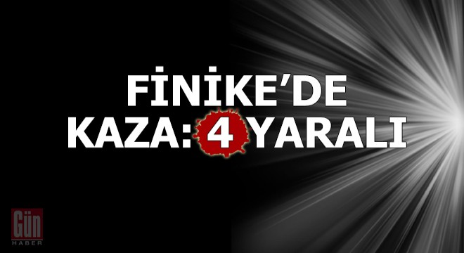 Finike'de kaza: 4 yaralı