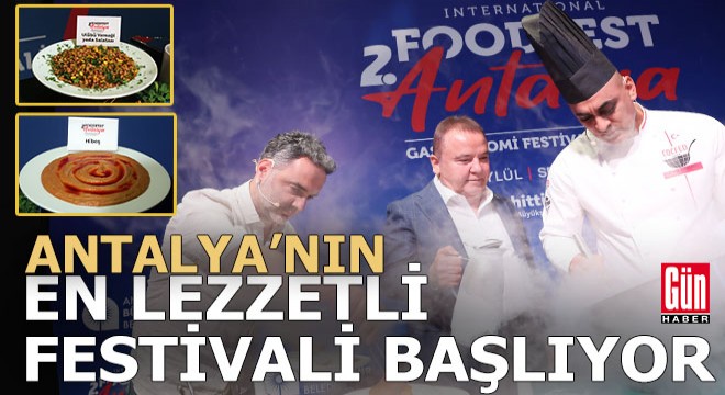 FoodFest Antalya, 1 Eylül'de başlıyor