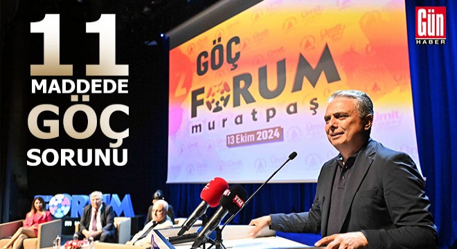 Forum Muratpaşa’da göç sonuç bildirgesi açıklandı