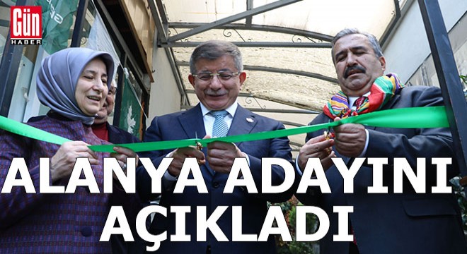 Gelecek Partisi'nin Alanya adayı açıklandı