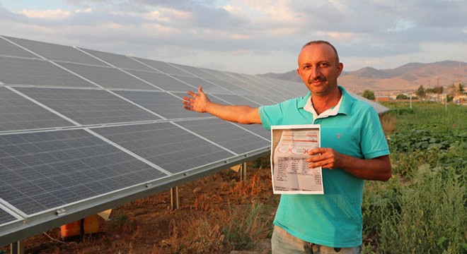 Güneş enerjisi sistemiyle ayda 14 bin TL tasarruf etti