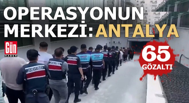 İçişleri Bakanı Yerlikaya açıkladı; 13 ilde 65 gözaltı var