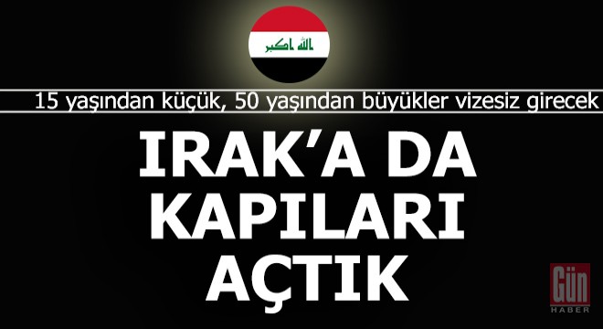 Irak vatandaşlarına vize muafiyeti