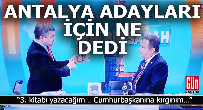 İsmail Küçükkaya, Böcek’e, Türel’i sordu