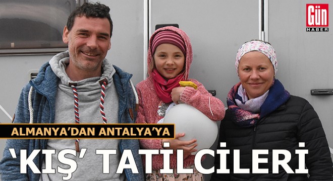 Karavanla Türkiye'de kış tatili