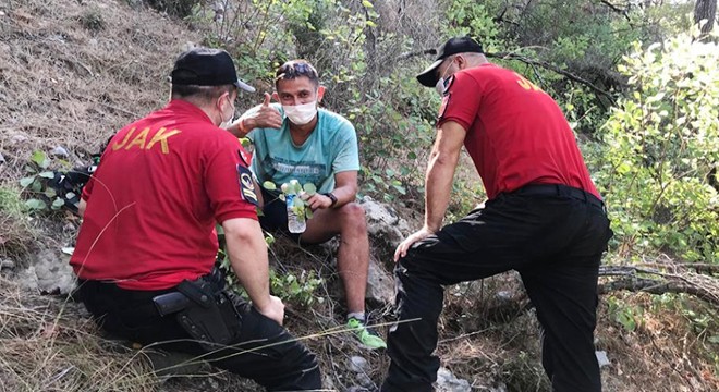 Kaybolan Ukraynalı turist, 18 saat sonra bulundu