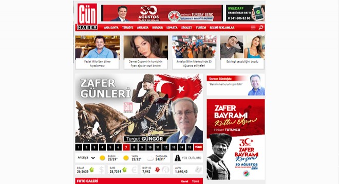 Kepez Belediyesi'nin 30 Ağustos Zafer Bayramı reklamı