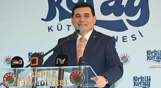 Kepez’de yılın ilk açılışı; Erkin Koray Kütüphanesi