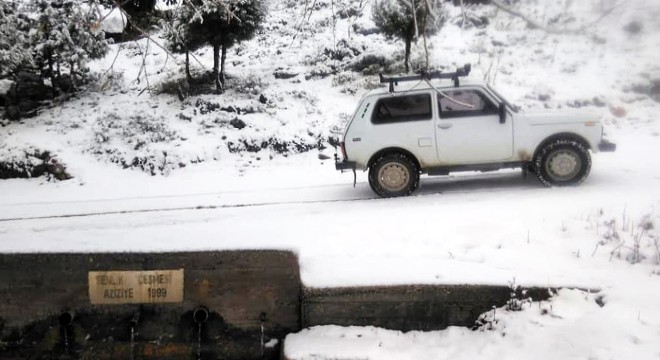 Kestel Dağı'na ilk kar düştü