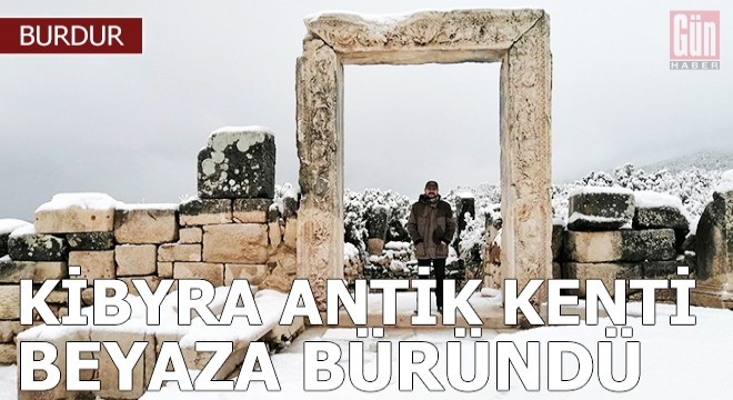 Kibyra Antik Kenti, beyaza büründü