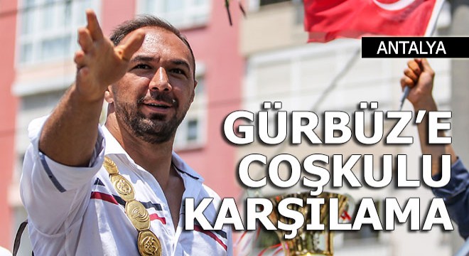 Kırkpınar Başpehlivanı Ali Gürbüz'e coşkulu karşılama