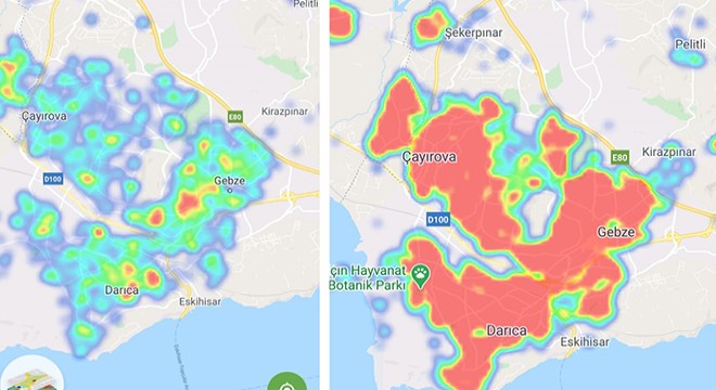 Kocaeli'de vaka sayıları 3 binden 300'e düştü