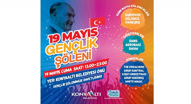 Konyaaltı ‘Gençlik Şöleni’ne hazır