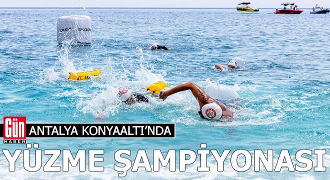 Konyaaltı'nda yüzme şampiyonası