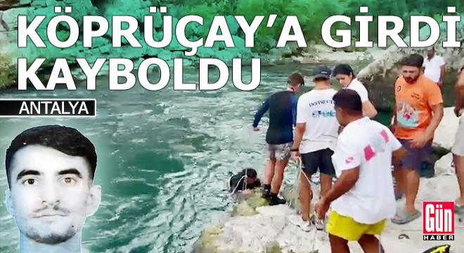 Köprüçay'a girdi koyboldu