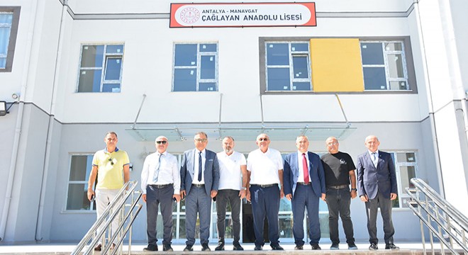 Manavgat Çağlayan Anadolu Lisesi'nde eğitim başladı