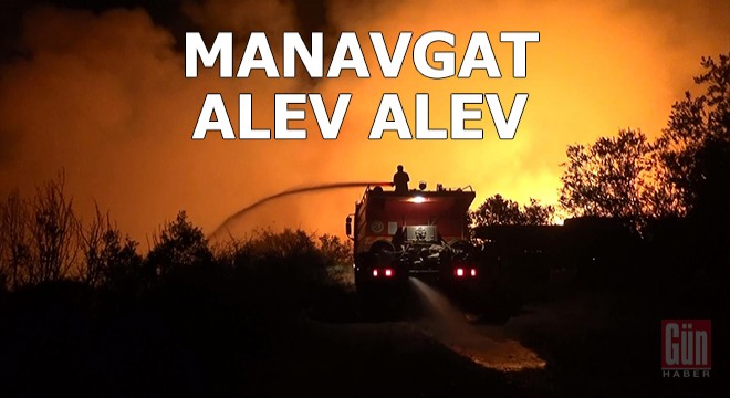 Manavgat gece alev alevdi