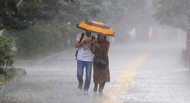 Meteoroloji'den 'sağanak yağış' uyarısı