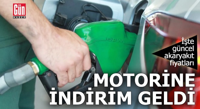 Motorine indirim geldi