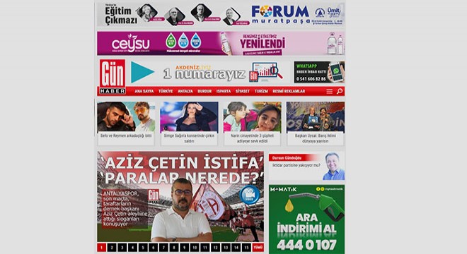 Muratpaşa Belediyesi 'Forum Muratpaşa' etkinliği banneri