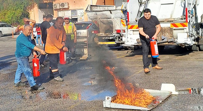 Muratpaşa’da yangın tatbikatı