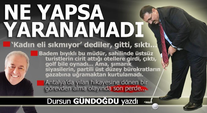 Ne yapsa da yaranamayan müdür...