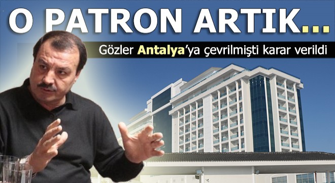 O patron artık...