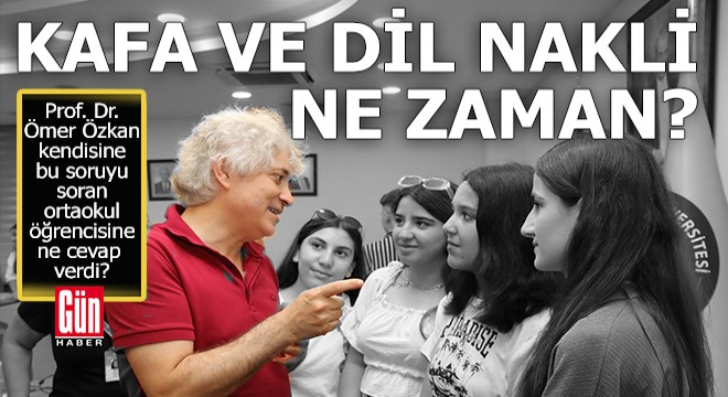 Öğrenciler, Ömer Hoca'ya sordu; Kafa ve dil nakli ne zaman?