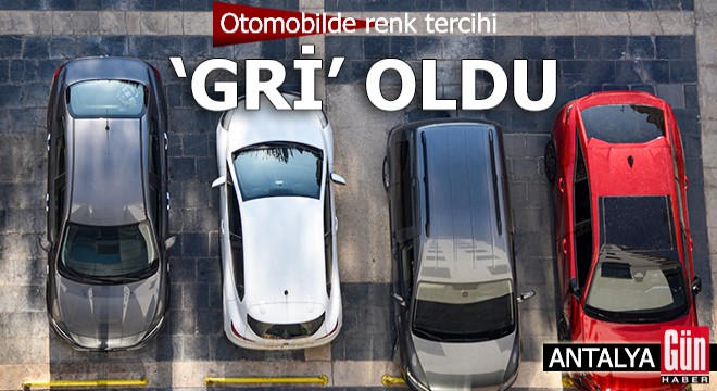 Otomobilde renk tercihi 'gri' oldu