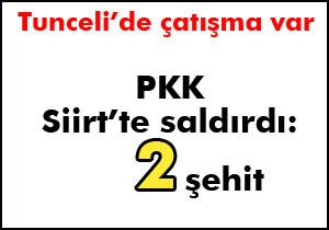 PKK Siirt'te saldırdı: 2 şehit, 4 yaralı