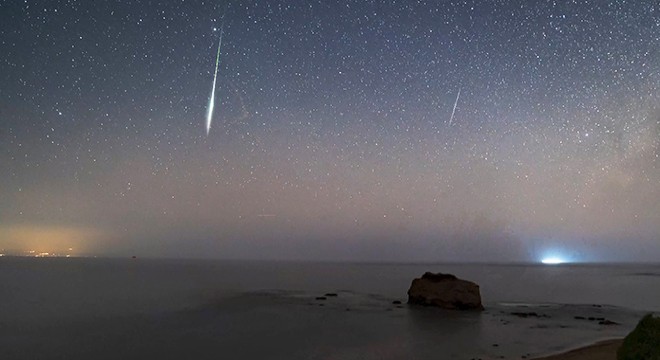 Perseid'in 'ateş topu', Seferihisar'da görüntülendi