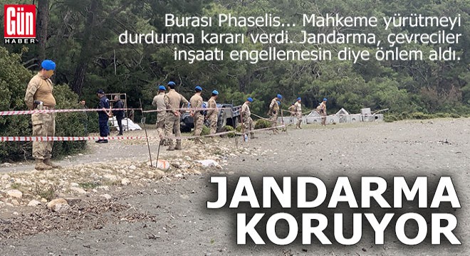 Phaselis'te 'yürütmeyi durdurma' tartışması