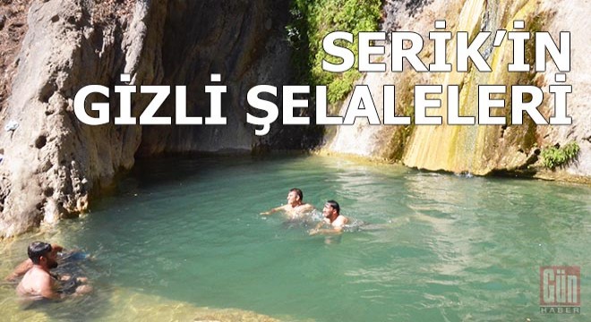 Serik'in gizli şelaleleri