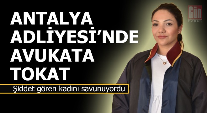 Şiddet davasına bakan kadın avukata, adliye koridorunda tokat