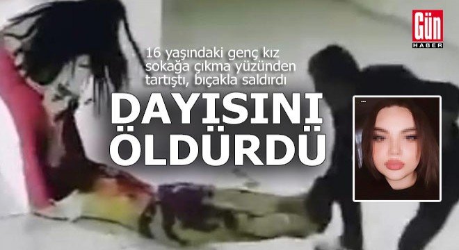 Sokağa çıkmasına izin vermeyen dayısını öldürdü