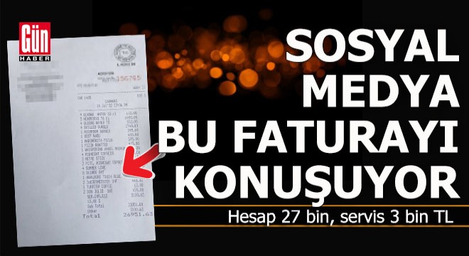 Sosyal medya gelen bu hesabı konuşuyor