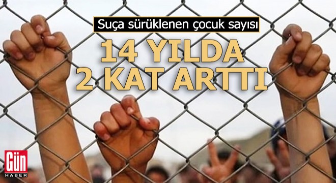 Suça sürüklenen çocuk sayısı 14 yılda 2 kat arttı