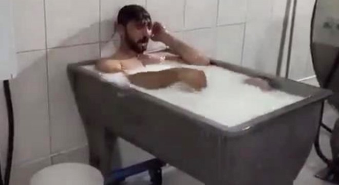 Süt kazanında banyo yapan 2 işçi tahliye oldu