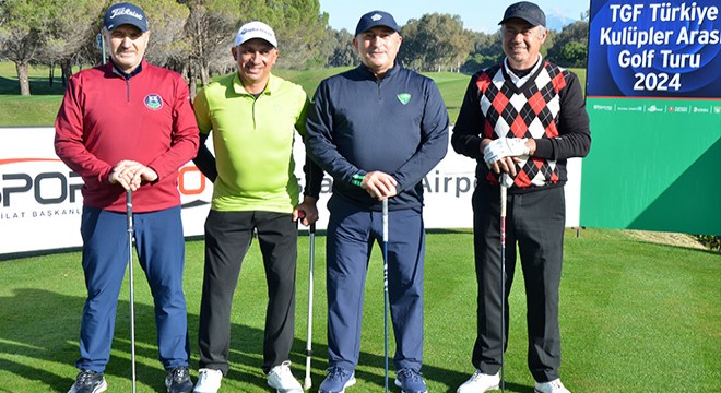 TGF Türkiye Kulüpler Arası Golf Turu Antalya'da başladı