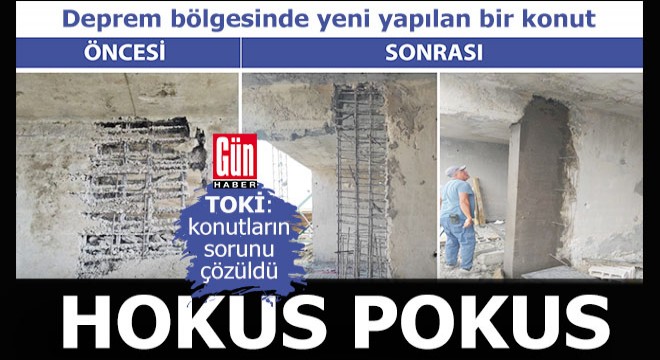 TOKİ'den hokus pokus işler